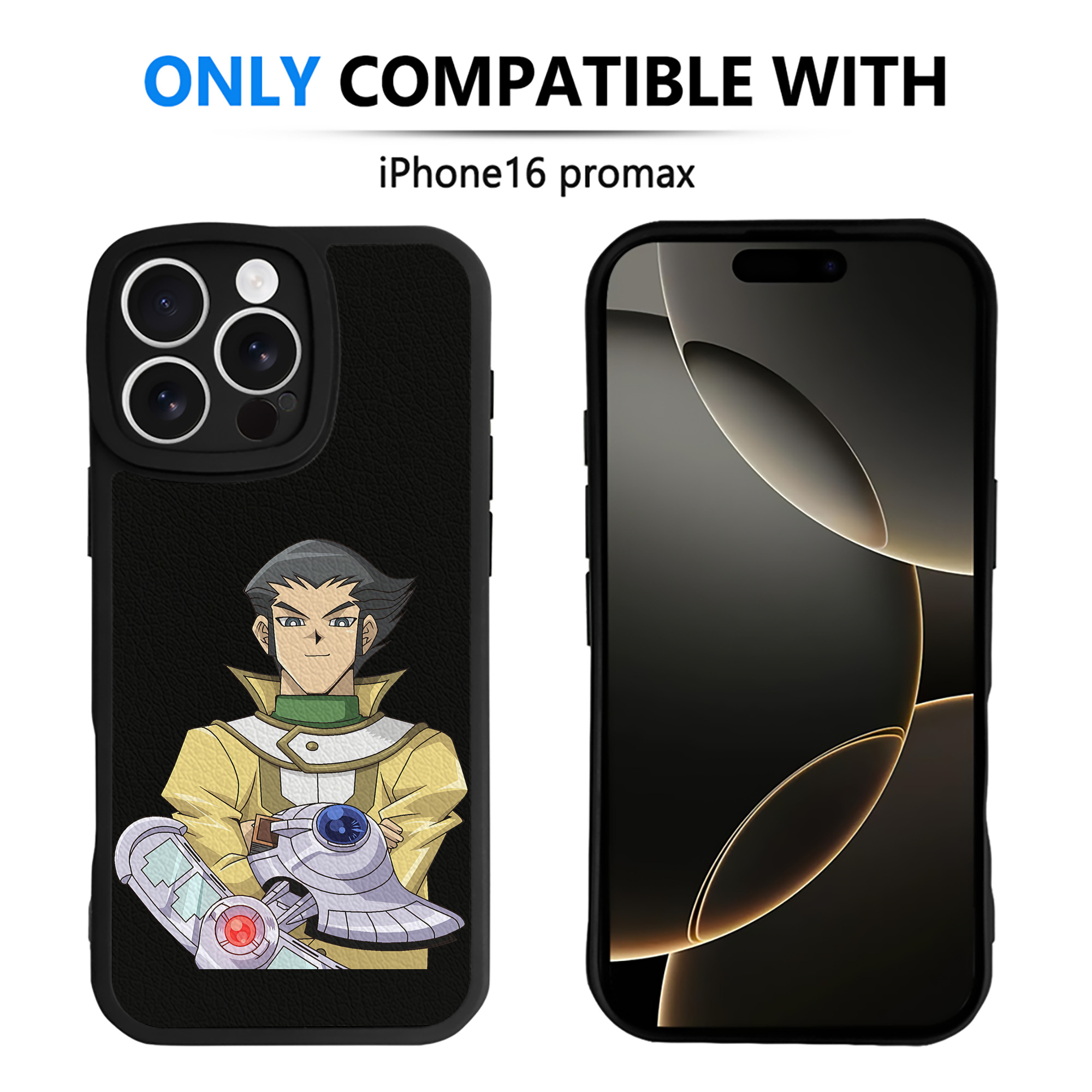 遊☆戯☆王 Yu-Gi-Oh! 【iPhone 16シリーズ対応】シリコンスマホケース（レザー調） 材質：シリコン